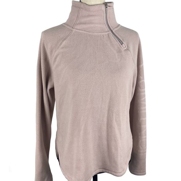 Calvin Klein Asymmetrical Sweatshirt Performance 1/4 Zip Pullover Womens Small - Picture 14 of 14